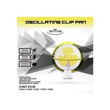 Clip Fan Oscillante Airontek diam. 15 cm