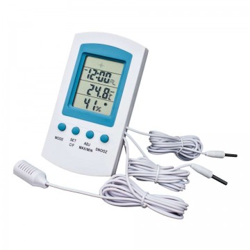 Termo Igrometro Digitale a 3 vie (2 temperatura e 1 umidità)