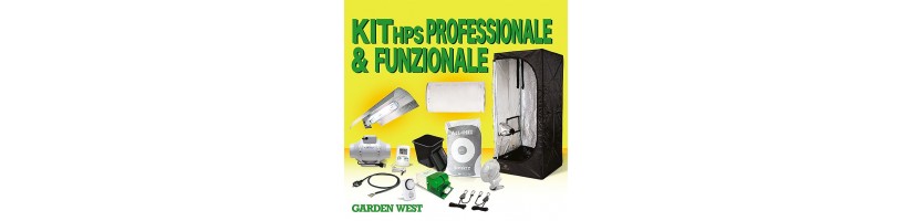 Kit Grow Box 90x90x170 con Lampada HPS Garden West GrowShop Milano