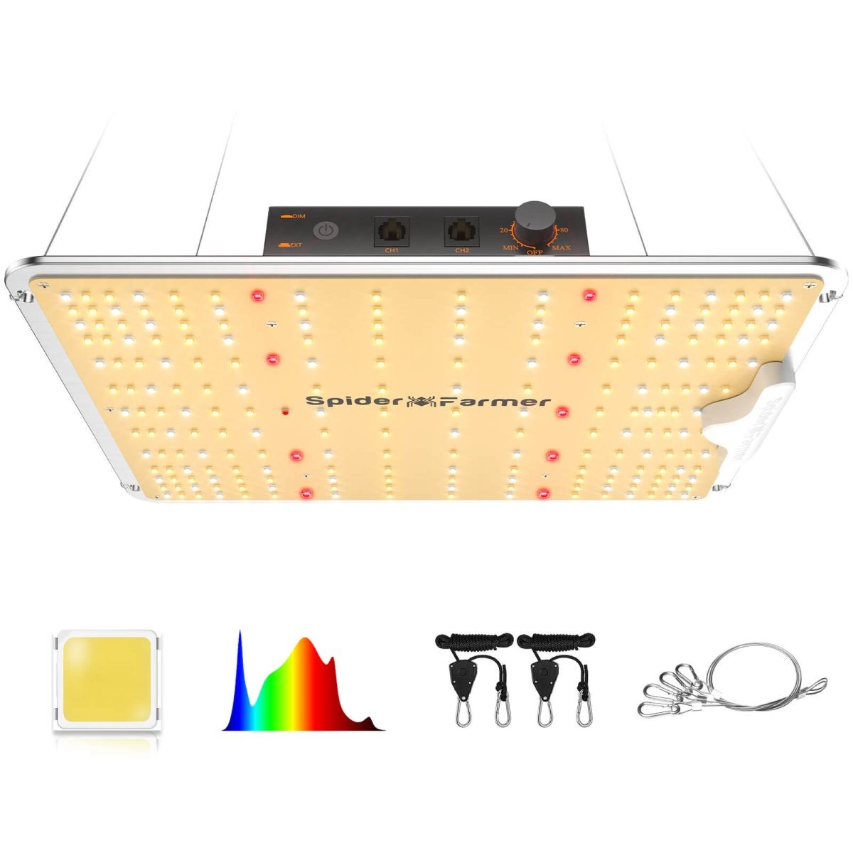 Kit 40x40x140 - 100W LED SPIDER FARMER SF1000